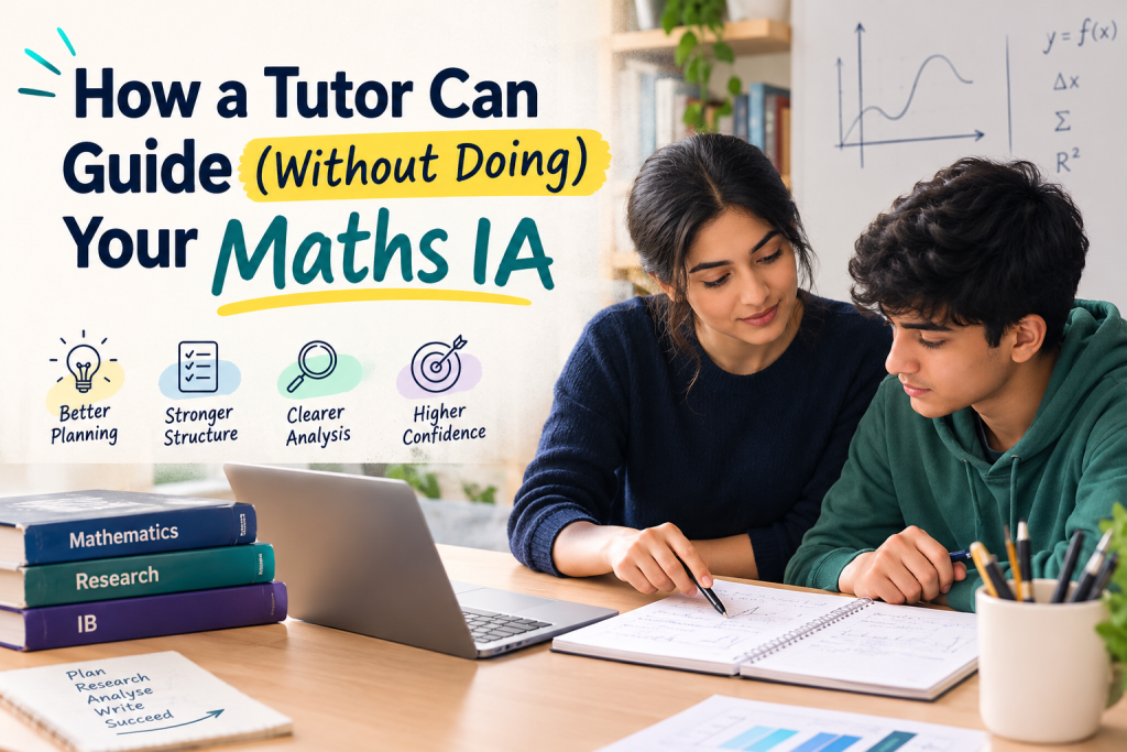 How a Tutor Can Guide (Without Doing) Your Maths IA